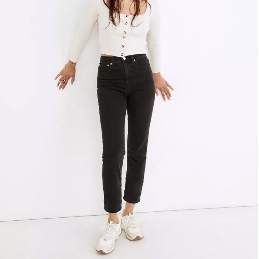 Madewell classic straight jean in Lunar wash